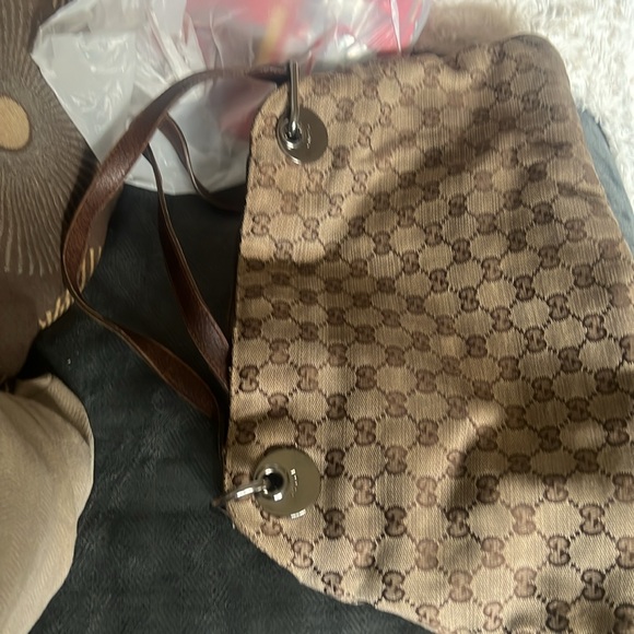 Gucci small tote-project bag. Hardware in good condition. Authentic. - Picture 9 of 12
